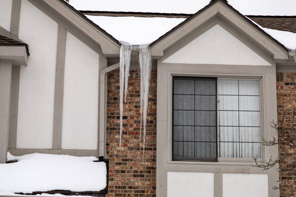 ice dam roof damage in Doylestown