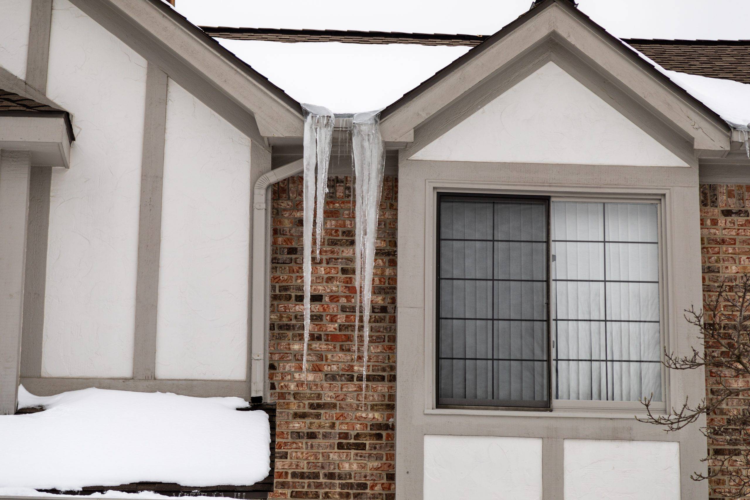ice dam roof damage in Doylestown